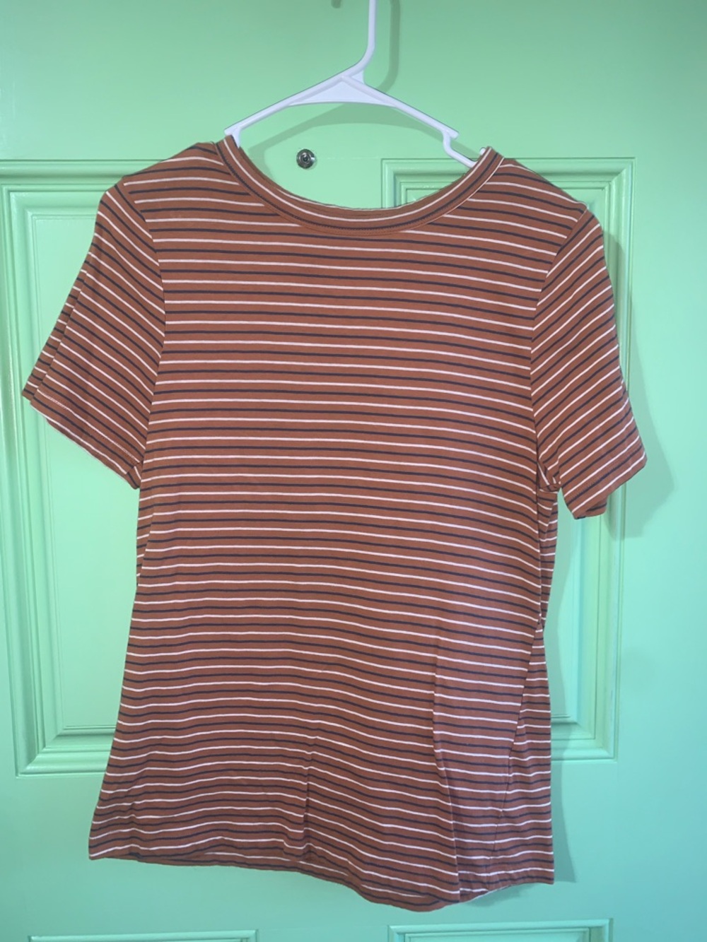 Universal Thread Striped Short Sleeve Shirt - Women’s size Small